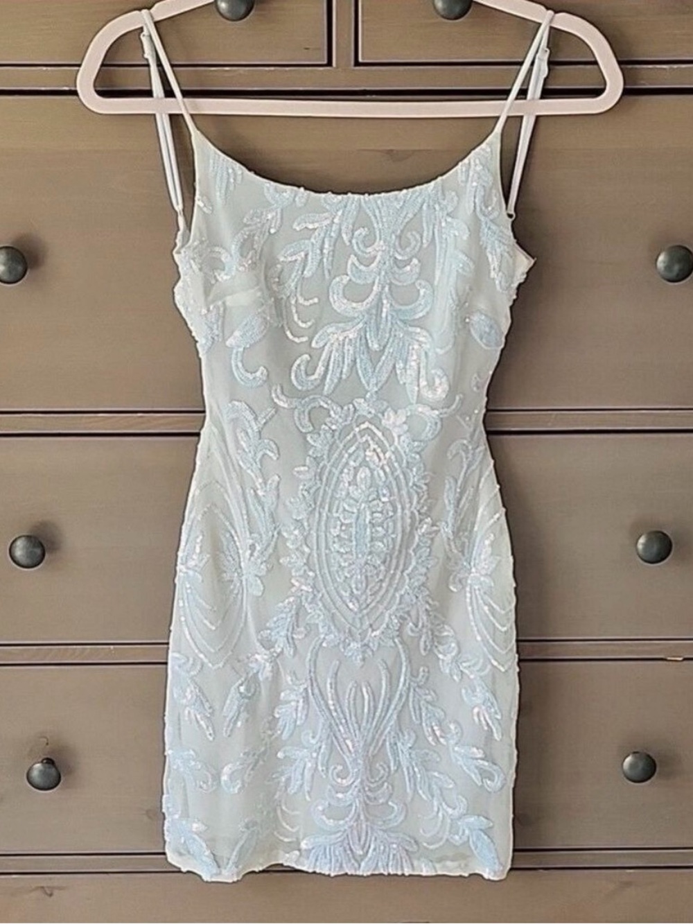Midnight Doll Iridescent Sequin Dress- XS